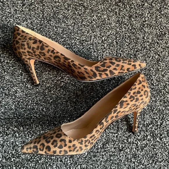 Manolo Blahnik BB Pump Leopard sz 40.5